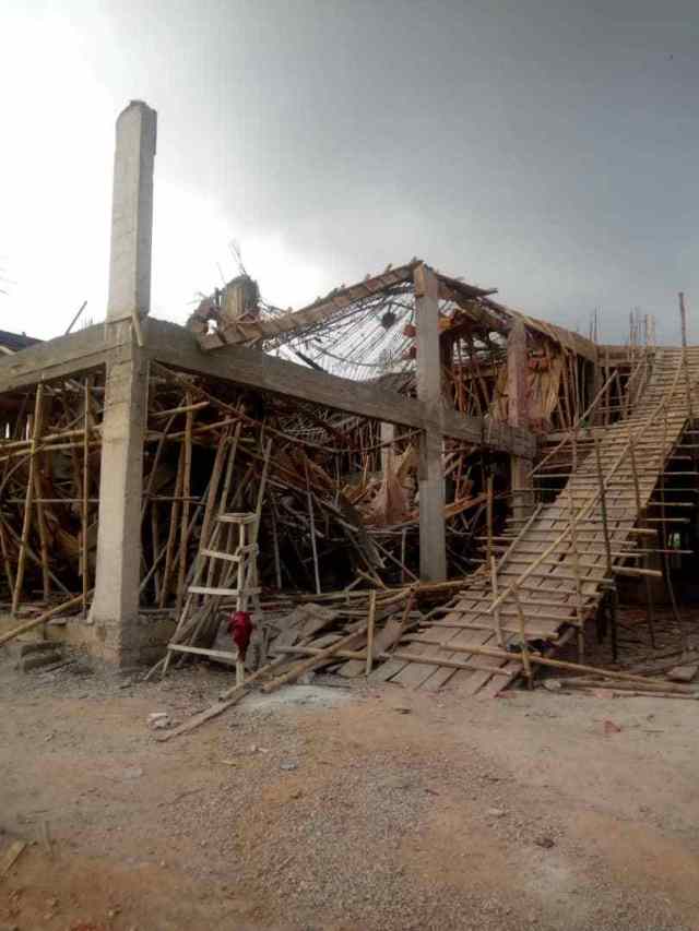 Tears As 2-storey Building Collapses Again (photos) – MouthpieceNGR