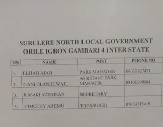 Full-List: Oyo releases names of park managers, others