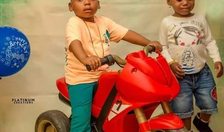 Two beautiful kids of Akewugbagold kidnapped at gunpoint in Ibadan (Photos)