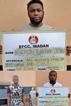 Just In: Three ‘Yahoo’ guys jailed in Ibadan