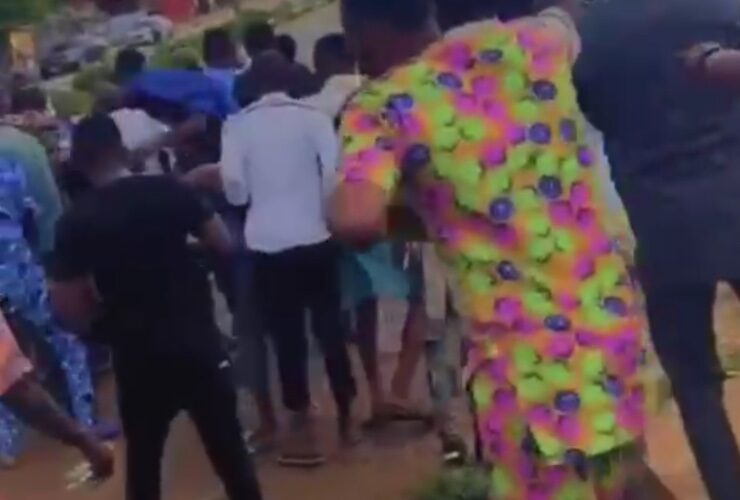 BREAKING: VIDEO: Students reportedly shot in Ogbomoso ENDSARS protest