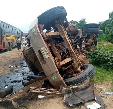 Just In: 30 killed, scores injured as truck rams into market (Photo)