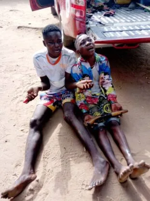 PHOTOS: Amotekun arrests UI student, 5 other suspected robbers