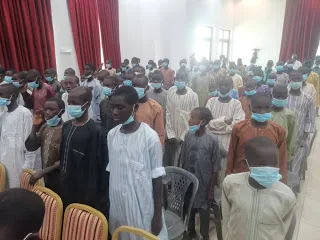 PHOTONEWS: Buhari meets Kankara school boys