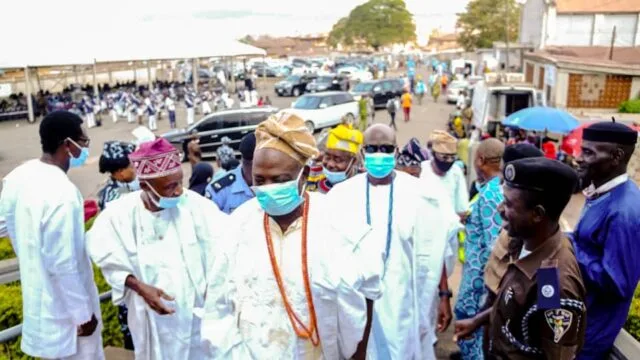 PHOTONEWS: Ladoja, Akala, others attend Makinde-mother’s burial