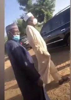 VIDEO: Buhari appears in video visiting his cows in Daura, Katsina
