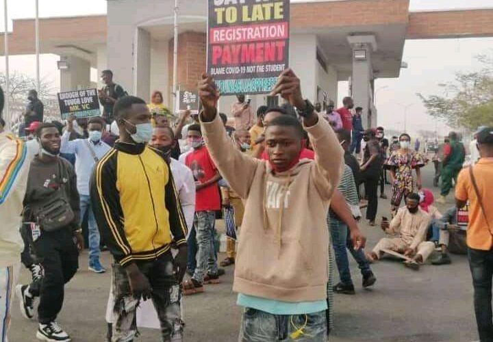 UNIABUJA students protest hike in tuition fee, others