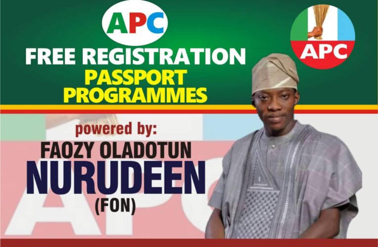 Faozey sponsors APC registration exercise with free passport photograph