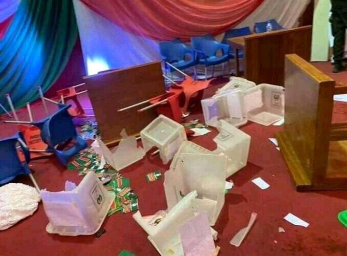 Just In: PDP zonal congress ends in chaos as thugs snatch ballot