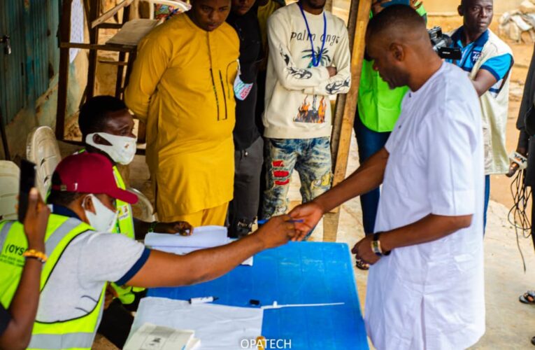 PHOTOS: Ogbomoso peaceful as OYSIEC holds LG election in North, South, Orire, others