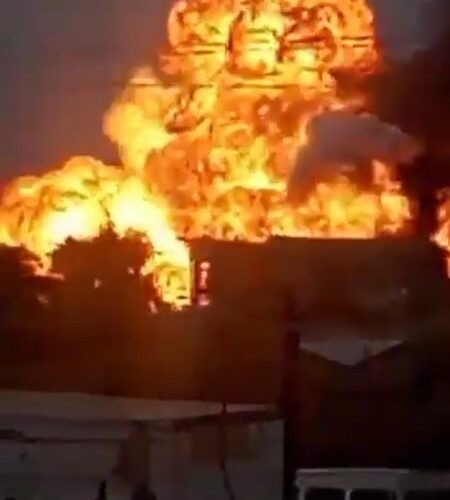 Just In: Fire guts NYSC office in Asaba
