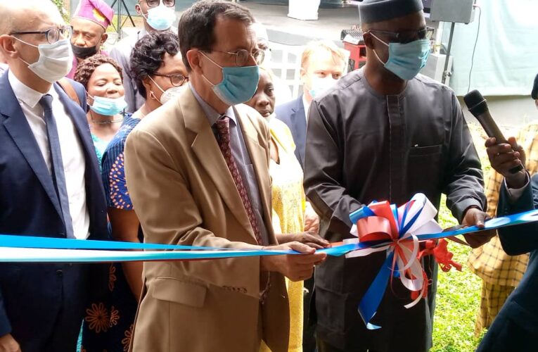 Makinde commissions building at French and Documentation Centre