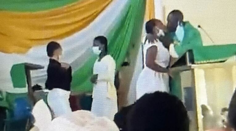 ‘The kiss was to add a human touch’— Rev. Father kissing school girls begs 