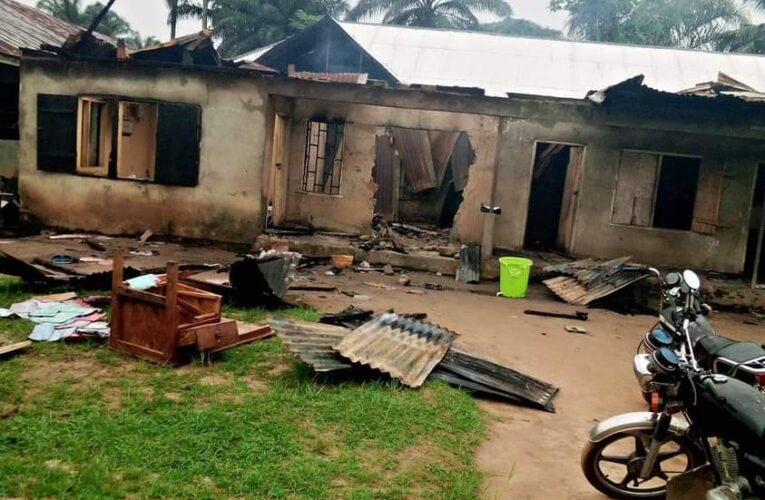 Principal, students cry for help as mysterious fire guts secondary school 