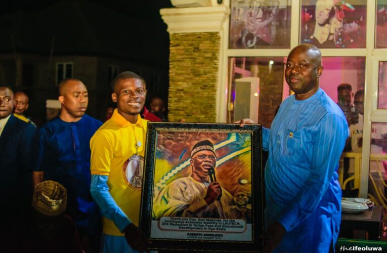 Encomium as Makinde receives LAUTECH SUG President, DSA, others