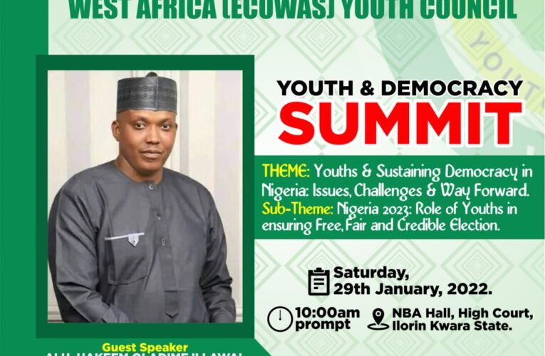Hakeem Lawal to deliver speech at WAYC’s Youth & Democracy Summit Jan 29