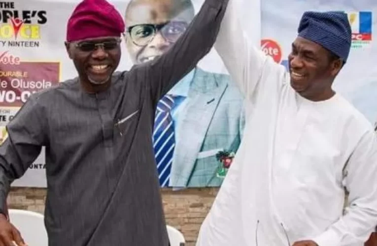 JUST IN: Sanwo-Olu to drop deputy for another running mate in 2023 