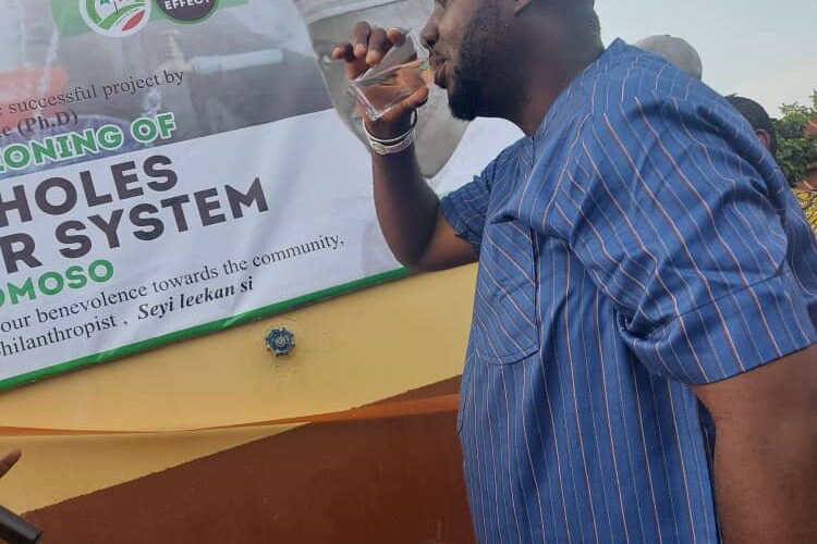 Jubilation as Oke LEGACY commissions motorized borehole in Ogbomoso North