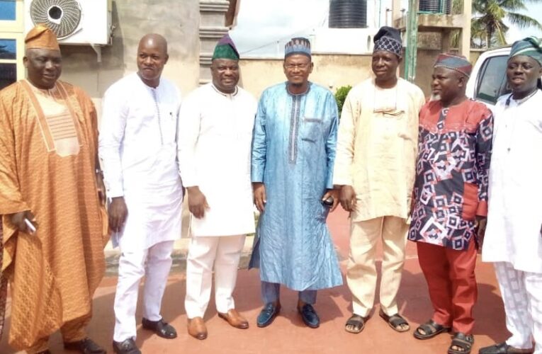 JUST IN: Oyo majority leader receives Ayede Poly Rector, others in Ogbomoso 