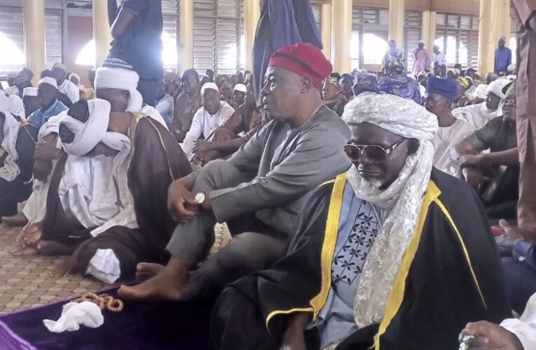 VIDEO: Bayo Lawal observes first Jum’at service as Oyo Deputy Governor