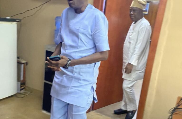 PHOTOS: Halleluyah officially visits Oyo Acting Governor, Bayo Lawal