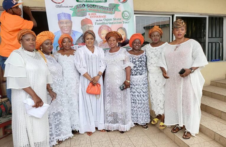 Familiarization Tour: Atiku Support Organisation Southwest Zonal Women Leader visits Ogun