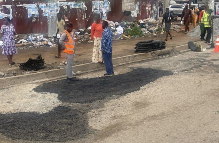 OYSROMA, Engineers test effectiveness of Cold Asphalt on roads