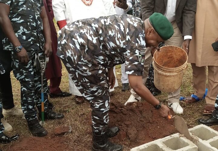 PHOTOS: Police IG Visits Ogwashi-Uku Kingdom, Lays Foundation For New Area Command