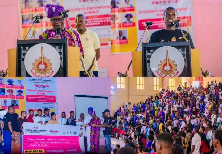 LAUTECH SUG Empower Over 4,000 Students During 8months ASUU Strike, award Overall Best students with #400,000 as Start-Up Grants