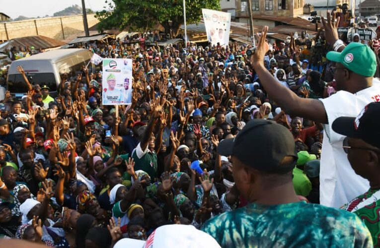 We’re taking decisions based on solid economic principles, Makinde tells people of  Saki West, Atisbo LGs
