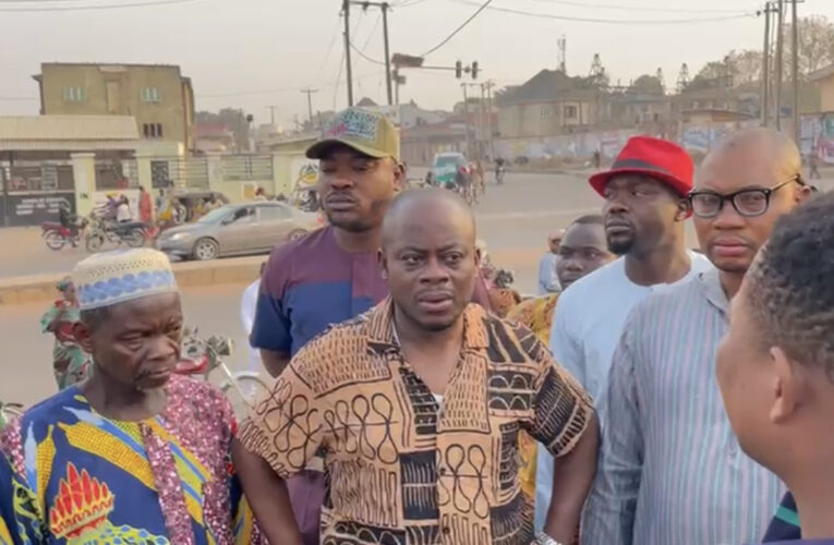 BREAKING: Oyo PDP chieftain, Tanwa Adekunle loses millions as fire guts auto shops in Ibadan