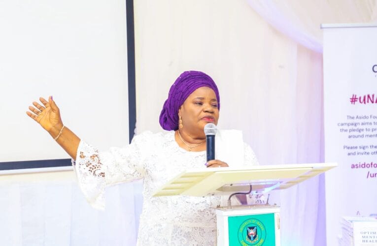 Ajibola Lawal seeks mental health support, says problems can make people vulnerable to suicide, anti- social behaviors 