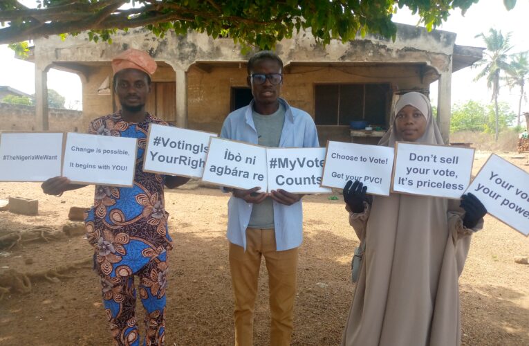 2023: Group takes voter education to Kwara community, charges residents to shun voter apathy