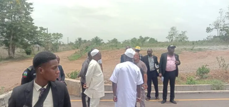 Oyo Deputy Governor Inspects 1.8 kilometers Ajoda Estate Road
