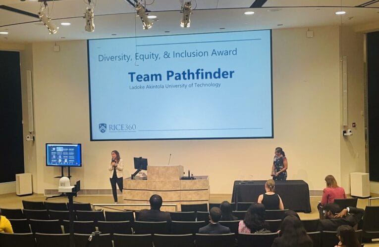 Two LAUTECH students win Equity, Diversity and Inclusion award in Texas 