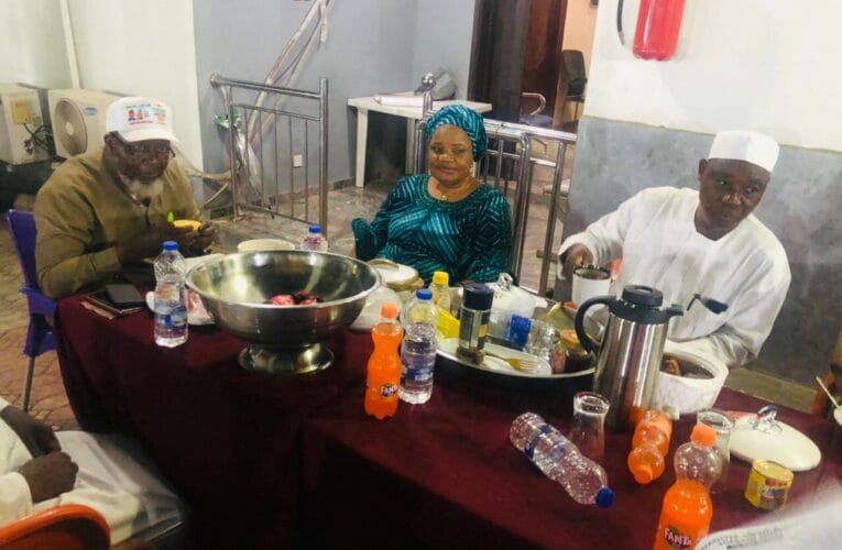 Ex-Minister, Barr. Shittu breaks Ramadan fast with Oyo Deputy Governor