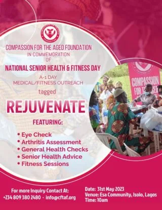 PHOTOS: Compassion for the Aged foundation set to organize free medical outreach in Lagos