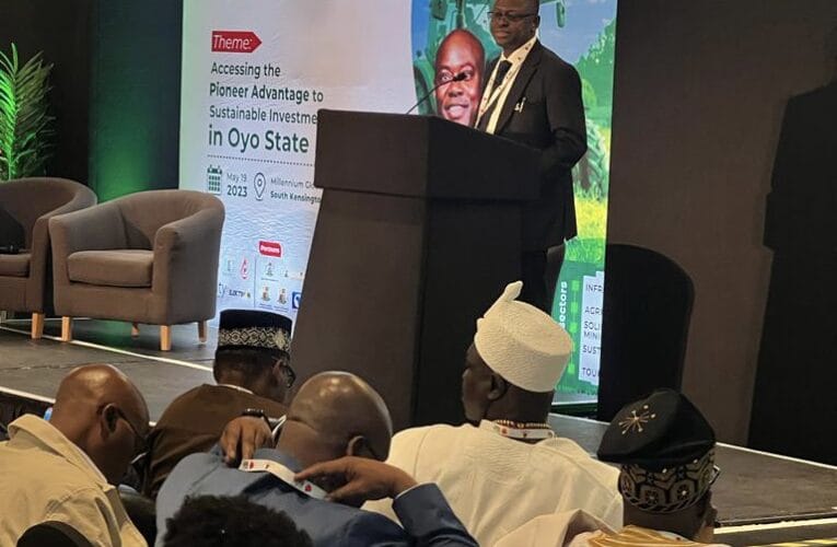 London Business Summit: Sangodoyin Delivers A paper On Infrastructure Revolution For Sustainable Development Of Oyo State 