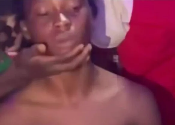 PHOTOS: Ibadan residents in shock after discovering female hairdresser is a man 