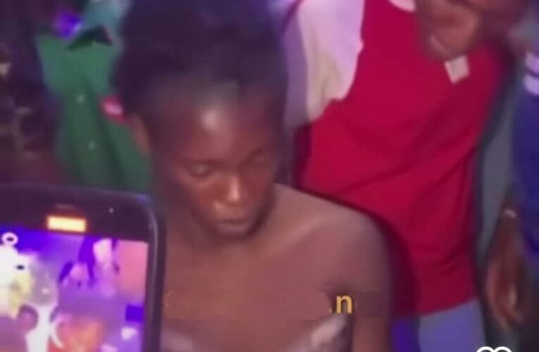PHOTOS: Ibadan residents in shock after discovering female hairdresser is a man 