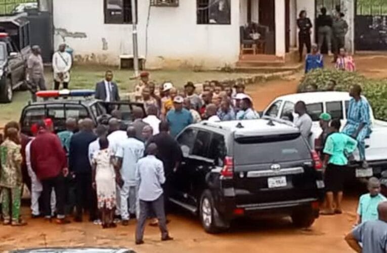 BREAKING: DSS Bundles Lawmaker-elect Into Vehicle (Photo)