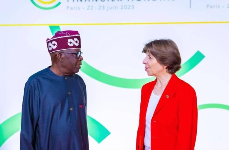 Tinubu joins world leaders in Paris to tackle issue of poverty, debt