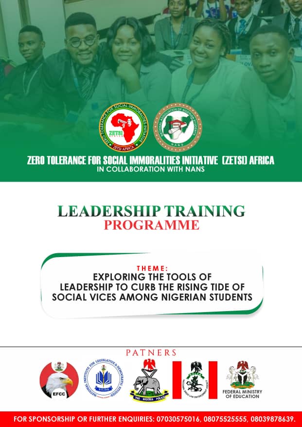 Prof. Na’Allah’s UNIABUJA to host ZETSI Africa/NANS Leadership Training