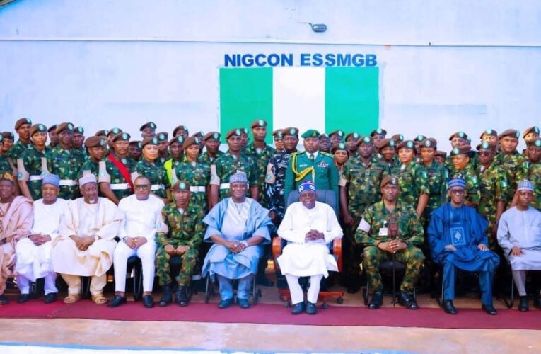 Tinubu arrives Guinea-Bissau for ECOWAS summit, visits Nigerian troops 