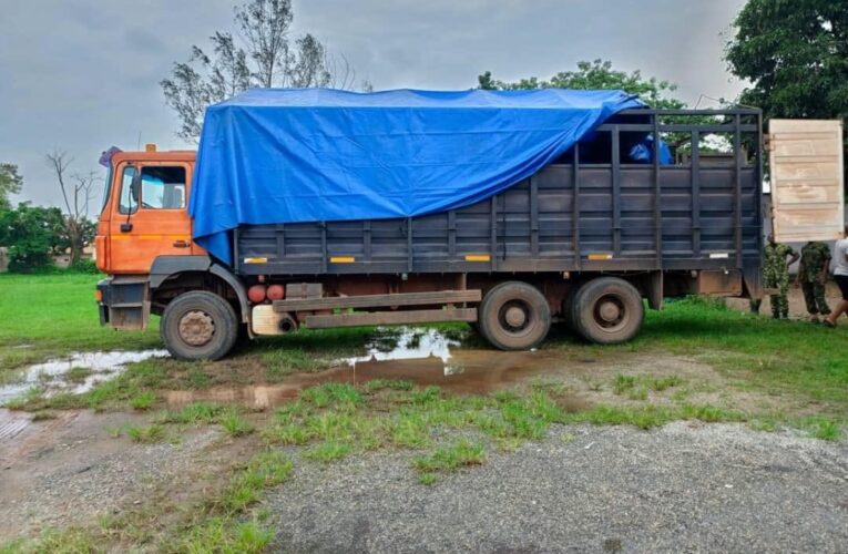 PHOTOS: Troops intercept truck load of ammunition en route Anambra  
