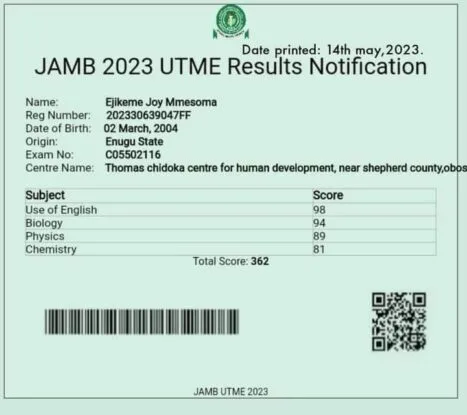 How Mmesoma Allegedly Manipulated Her UTME Result – JAMB Drops Another Bomb (Video)