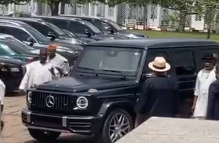 PHOTOS: How Wike Arrived At National Assembly For Ministerial Screening 
