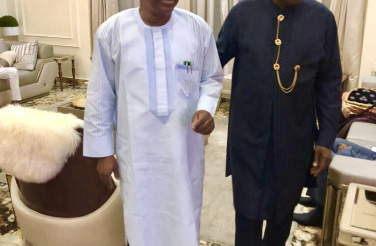 PHOTOS: Jonathan hosts Oyo Deputy Gov in Bayelsa