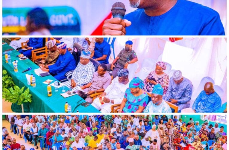 2024 Budget: Makinde holds town hall meeting with stakeholders, Lists Achievements