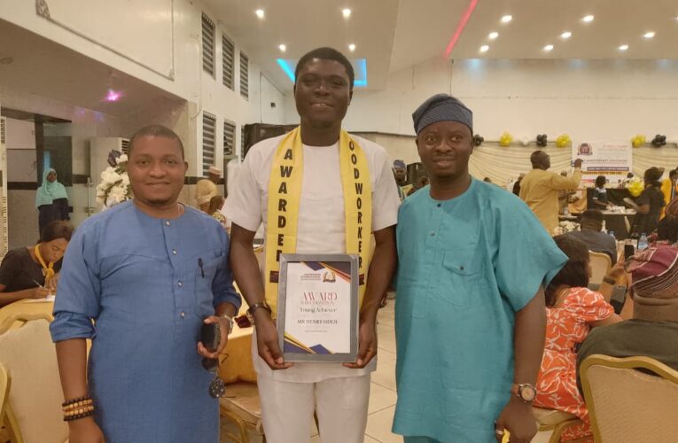 Award: Akeem Olatunji congratulates Henry, describes him as skillful Pen pusher 